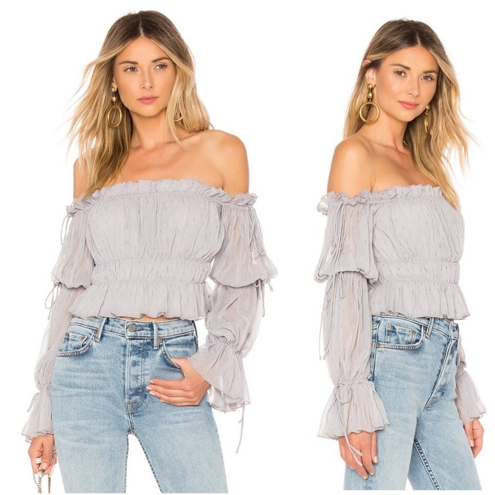 Tularosa White Sands Top in Grey | SZ M